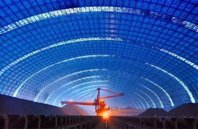 烟台亿优钢构工程师为您解析原料场封闭技术的特点和类型